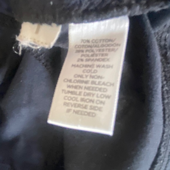 Ann Taylor Loft Black Straight Leg Corduroy Jeans - Picture 9 of 11